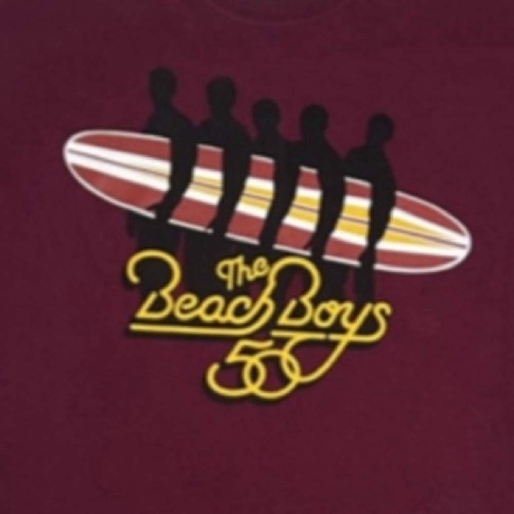 Vintage The Beach Boys 50th Anniversary Tour Tee Shirt Hollywood Bowl XL - Picture 3 of 9